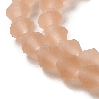 Imitate Austrian Crystal Frosted Glass Beads Strands EGLA-A039-T2mm-MD12-1