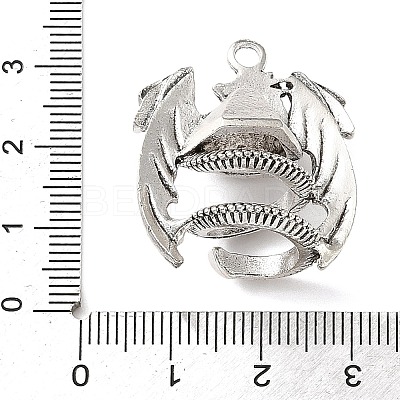Tibetan Style Alloy Pendants AL-C001-01AS-1