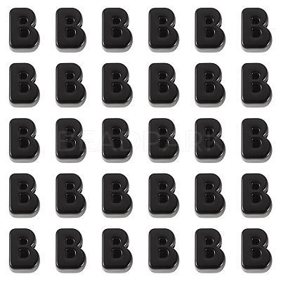 Acrylic European Beads OACR-TAC0013-14B-1