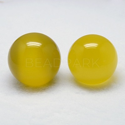 Cat Eye Sphere Ball Display Decoration DJEW-D031-40mm-12-1