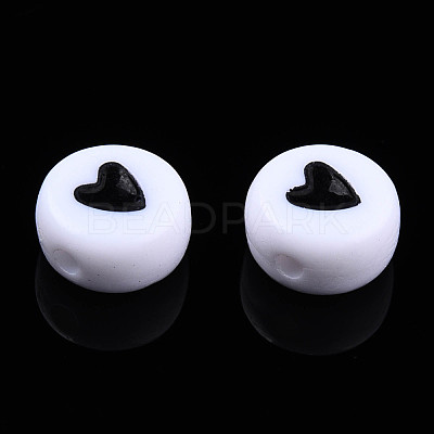 Opaque Acrylic Beads MACR-N008-57A-1