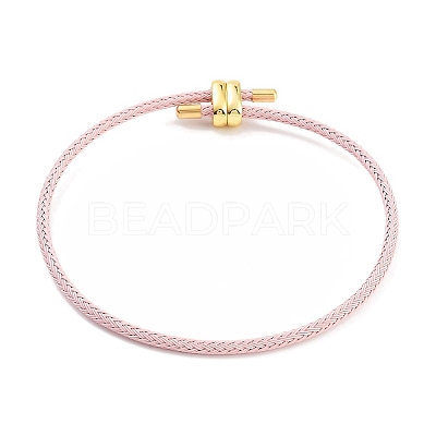 Braided Steel Wire Bracelets Making BJEW-H610-02G-08-1