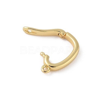Brass Twister Clasps KK-L245-38G-1
