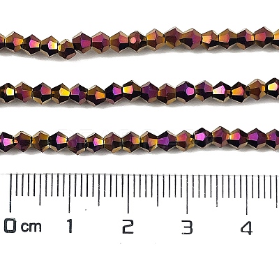 Transparent Electroplate Glass Beads Strands LS-EGLA-A039-T3mm-UA04-1