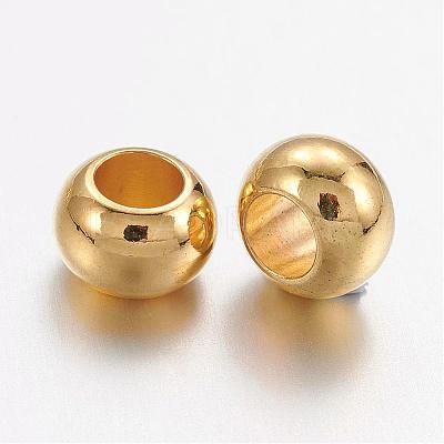 Brass Spacer Beads KK-Q083-G-1