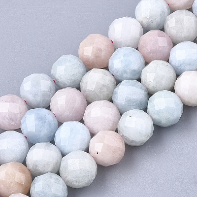 Natural Morganite Beads Strands X-G-S345-10mm-012-1