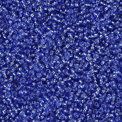 11/0 Grade A Round Transparent Glass Seed Beads X-SEED-Q007-F43-1