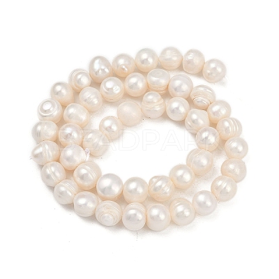 Natural Cultured Freshwater Pearl Beads Strands PEAR-I007-07J-08A-1