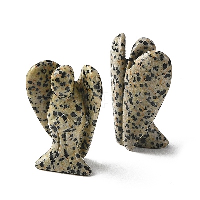 Natural Dalmatian Jasper Carved Angle Figurines GG-CBA9C2C-A30-1