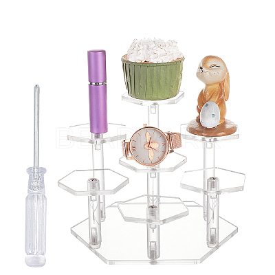 Acrylic Toy Model Display Stand ODIS-WH0001-06A-1