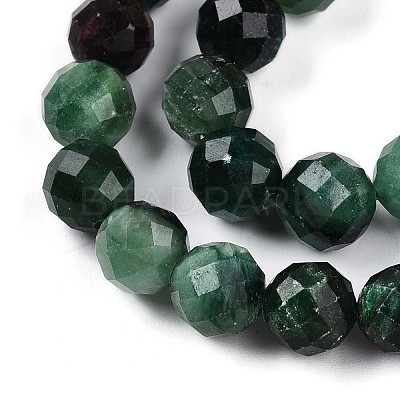 Natural Fuchsite Beads Strands G-T140-20B-1