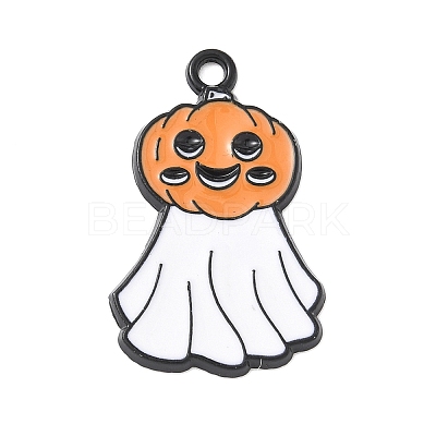 Halloween Alloy Enamel Pendants ENAM-P258-01B-B-1