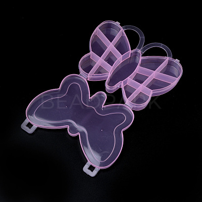 Butterfly Plastic Bead Storage Containers X-CON-Q023-14A-1