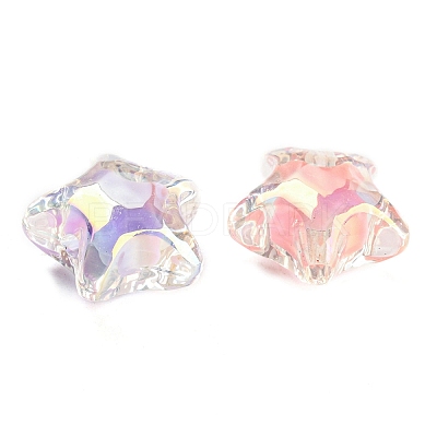 Transparent Acrylic Beads OACR-P023-09-1