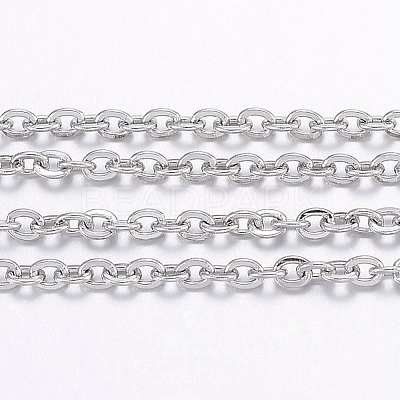 Tarnish Resistant 304 Stainless Steel Cable Chains CHS-H017-01P-10M-1