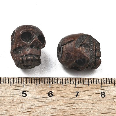 Carved Wood Beads WOOD-Q060-02B-1