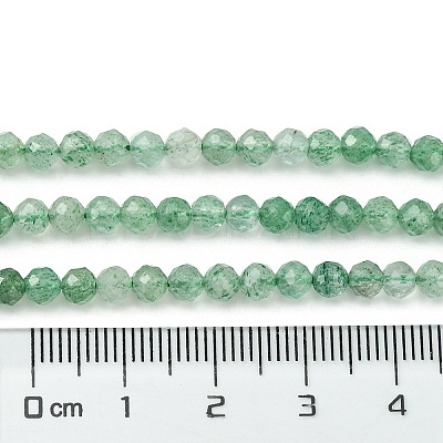 Natural Green Strawberry Quartz Beads Strands G-Z034-A02-03-1