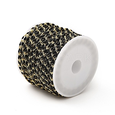 Brass Enamel Curb Chains CHC-C003-13G-03-1