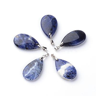 Natural Sodalite Pendants G-Q484-A01-1