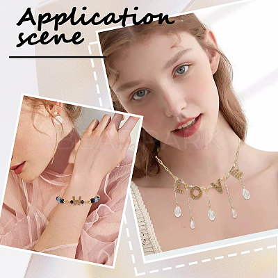1Set Alloy Rhinestone Slide Beads FIND-SC0010-02-1