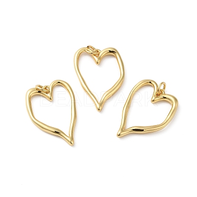 Rack Plating Brass Pendants LS-KK-O142-24G-1