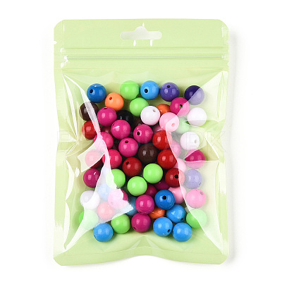 Macaron Color Plastic Yin-yang Resealable Bags OPP-N001-01E-09-1