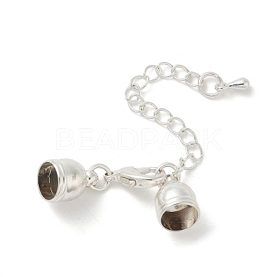 Brass Chain Extender KK-K001-7mm-S-1