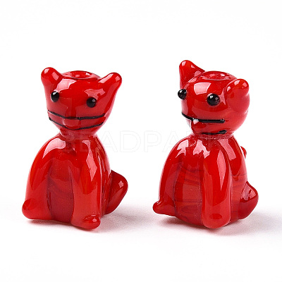 Handmade Lampwork Beads LAMP-T021-19-M-1