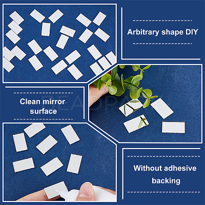 150Pcs Glass Mosaic Pieces DIY-OC0012-33F-1