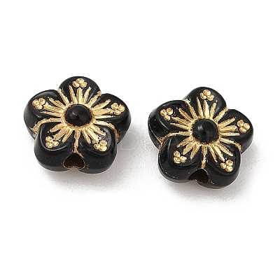 Plating Acrylic Beads OACR-C016-04B-1