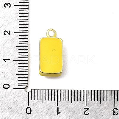 Food Theme Alloy Enamel Pendants FIND-C075-10D-G-1