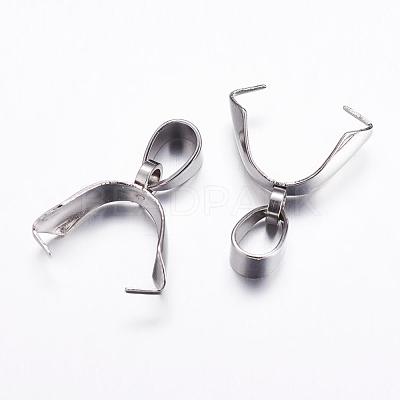 Tarnish Resistant 304 Stainless Steel Pinch Bails STAS-K146-090-5x18-1
