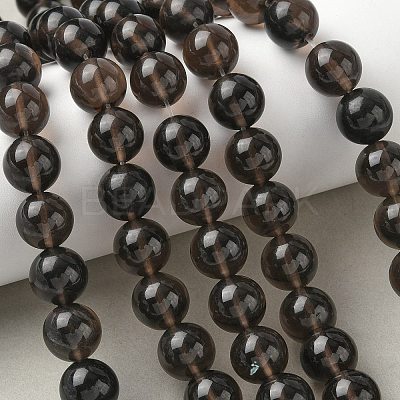 Natural Ice Obsidian Beads Strands G-P590-A01-12mm-02-1