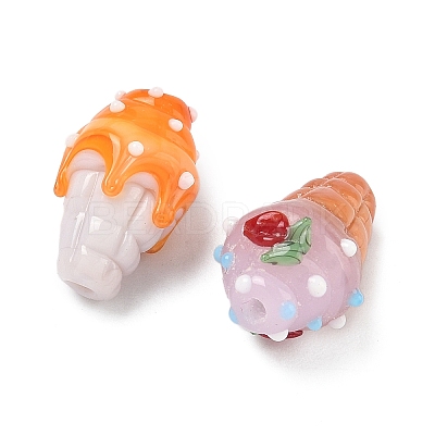 Handmade Lampwork Beads LAMP-Z022-02-1
