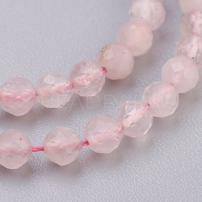 Natural Rose Quartz Beads Strands G-F568-069-3mm-1