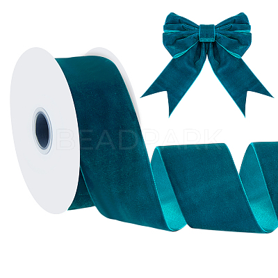 Velvet Spandex Ribbon OCOR-WH0082-467G-1