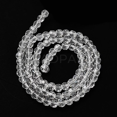 Transparent Glass Beads Strands EGLA-A035-T4mm-D19-1