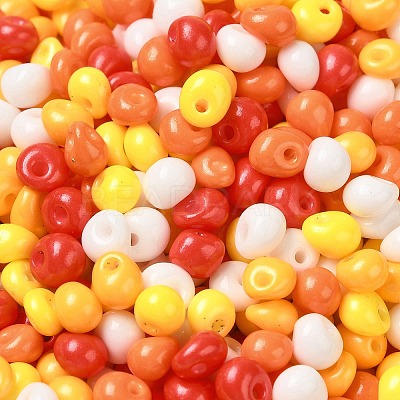6/0 Opaque Baking Paint Glass Seed Beads X1-SEED-M012-02A-30-1
