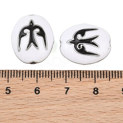 Brass Enamel Beads KK-CBA7BFE-01P-01-1