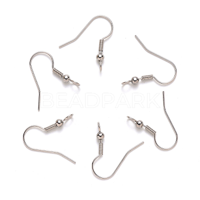 Tarnish Resistant 304 Stainless Steel Earring Hooks STAS-S111-003-1