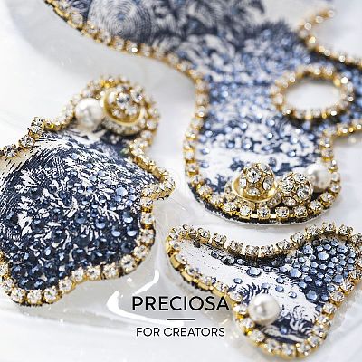 Preciosa® MAXIMA Crystal Round Stones X-PRC-RBSS29-90070-1