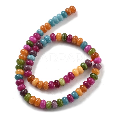 Natural White Jade Beads Strands G-E507-01O-1