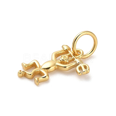 925 Sterling Silver Long-tailed Devil Charms STER-R010-02G-1