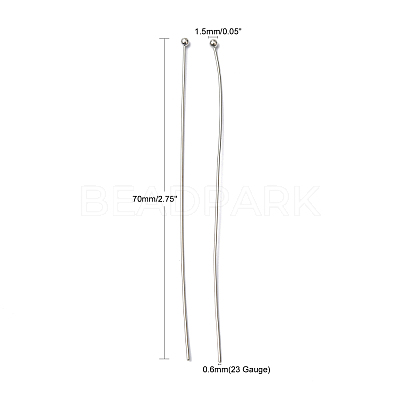 Brass Ball Head Pins X-RP0.6x70mm-1