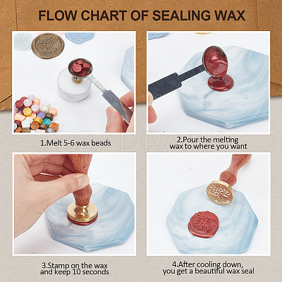 Wax Seal Stamp Set AJEW-WH0208-987-1