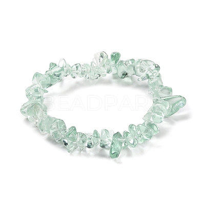 Unisex Chip Glass Beaded Stretch Bracelets BJEW-S143-48-1-1