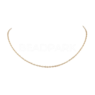 304 Stainless Steel Singapore Chain Necklaces NJEW-JN05167-01-1