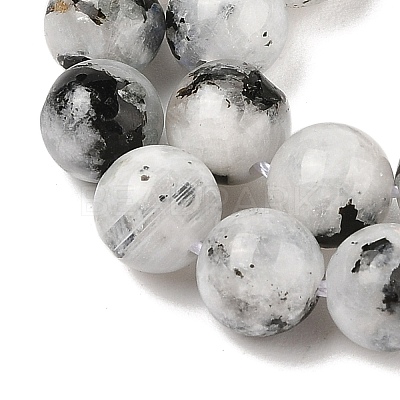 Natural Rainbow Moonstone Beads Strands G-Q1001-A05-03-01-1