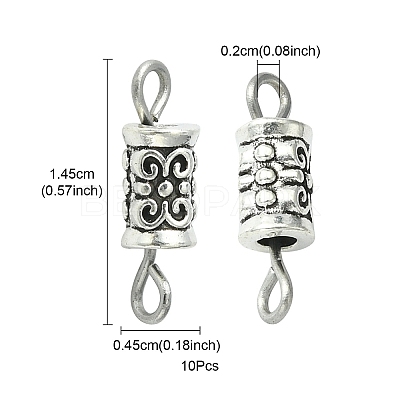 Tibetan Style Alloy Connector Charms PALLOY-YW0001-45-1