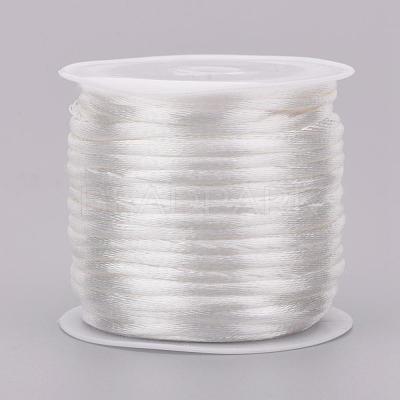 Nylon Satin Rattail Cords NWIR-L006-1mm-27-1
